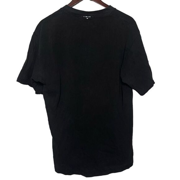 Vintage 90s Sonics Vs Bulls Finals Black T Shirt Large - Picture 2 of 3